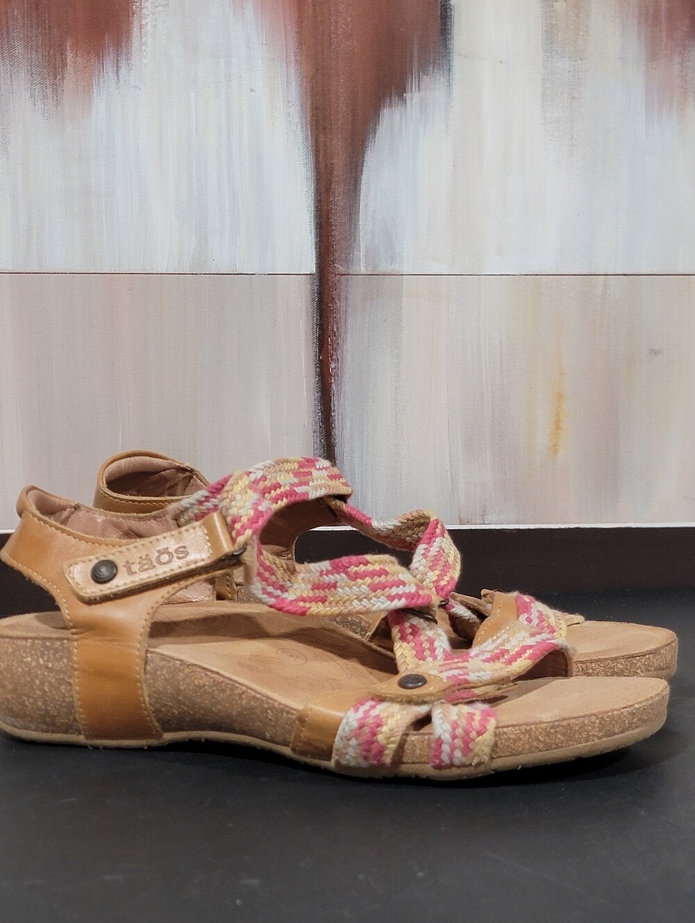 Taos Footwear Trulie Leather Strap Sandals Shoes Spain - Women's 41